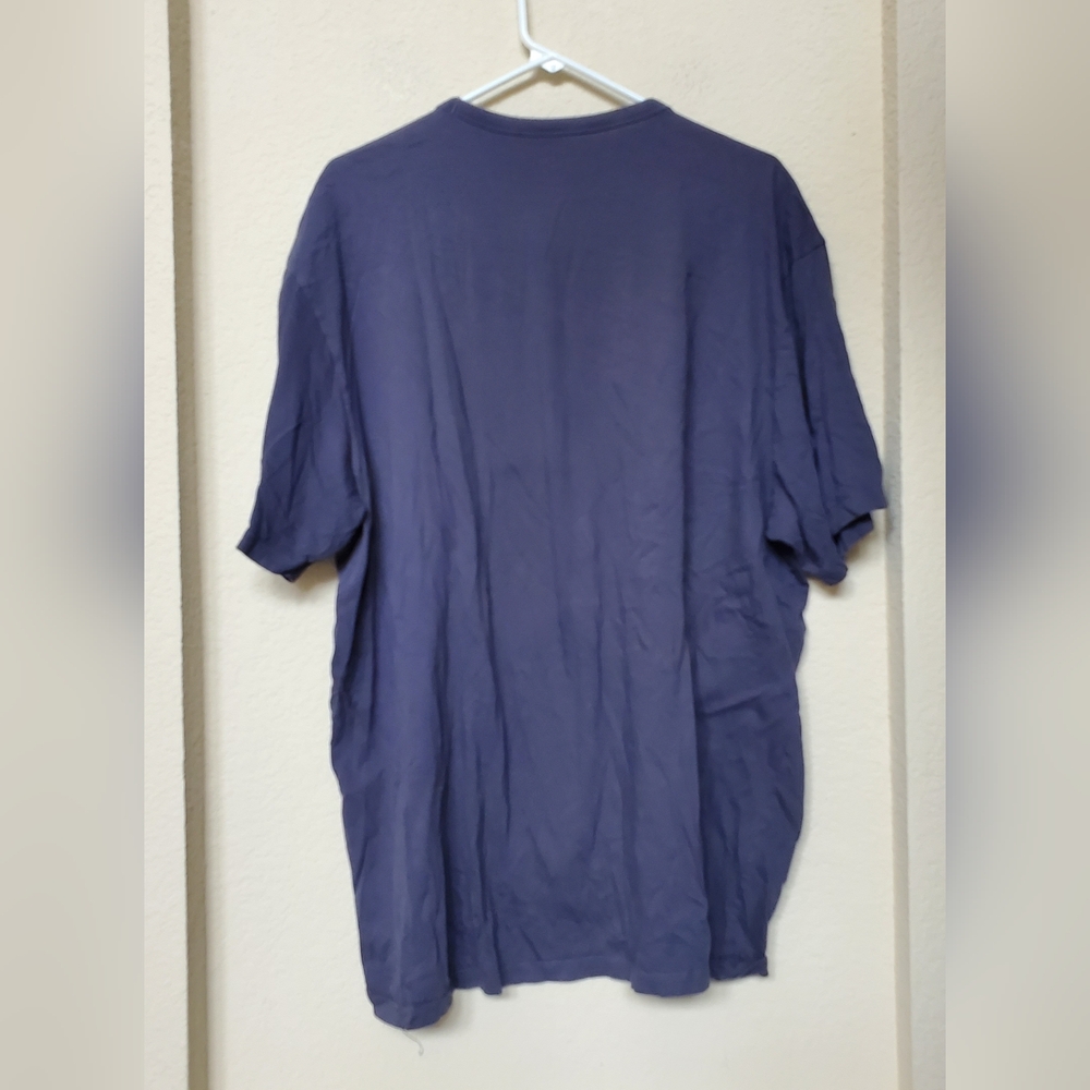 47 Navy Blue Denver Broncos Men's Shirt.  Size 3XL - Picture 3 of 4